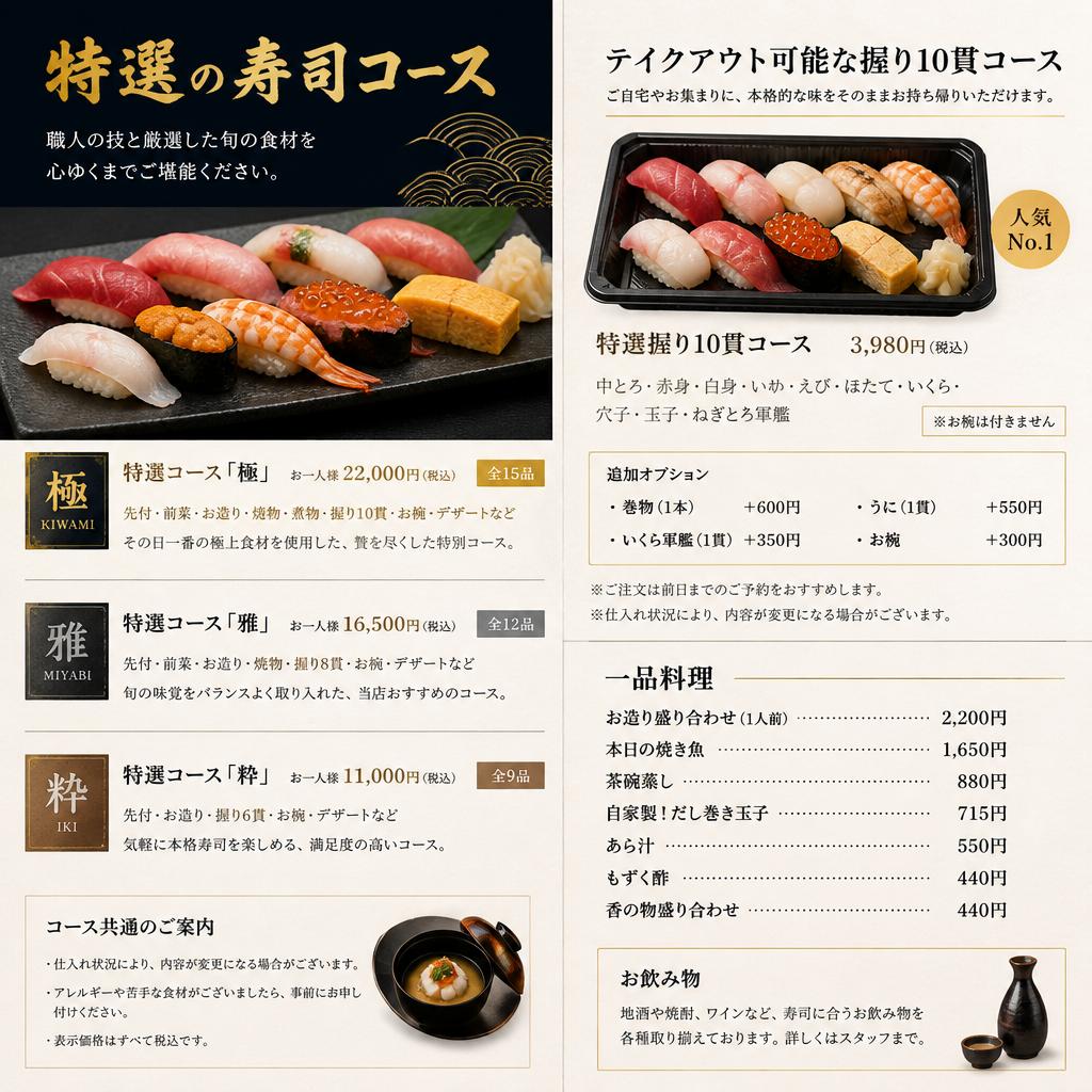2. おすすめメニュー