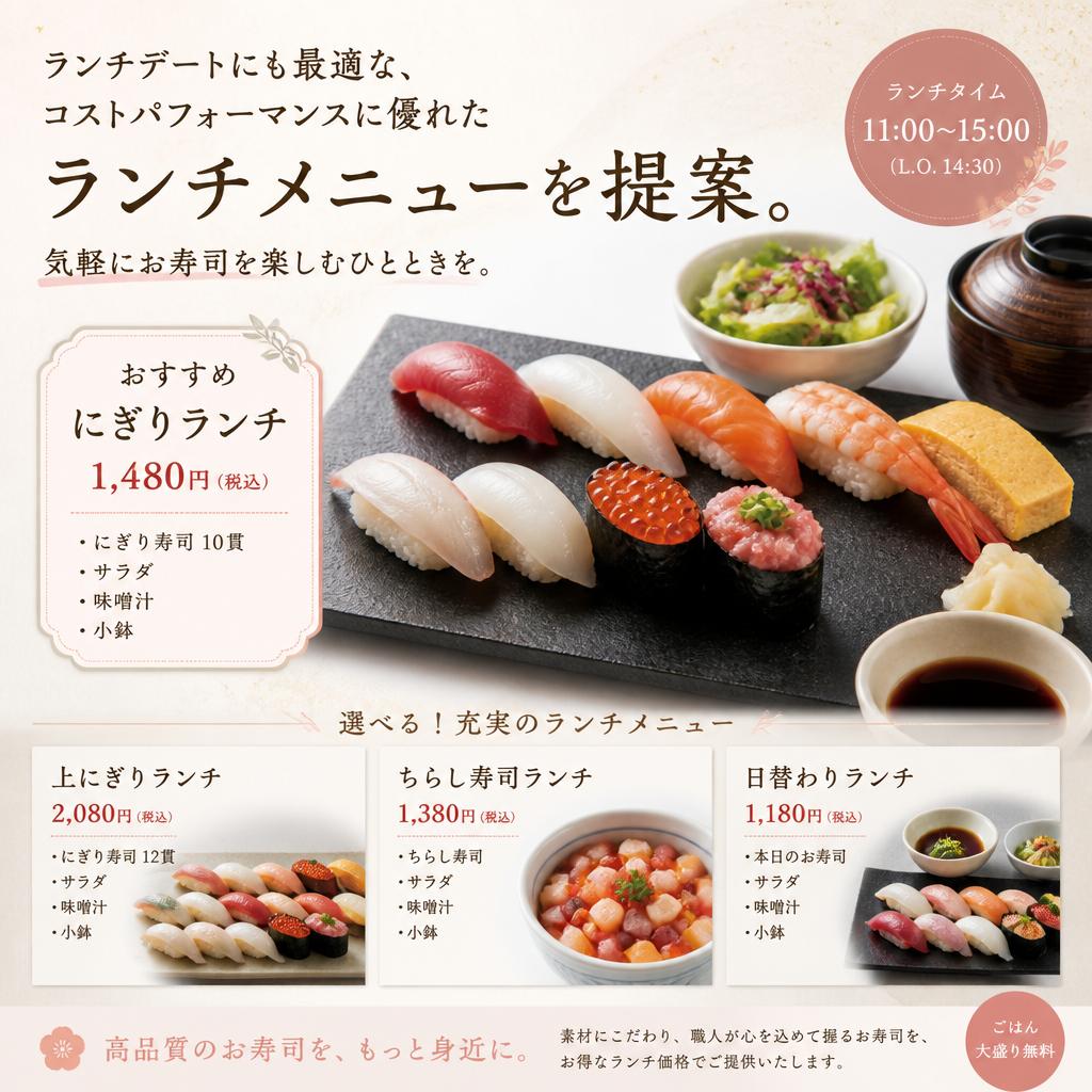 デートにぴったりのランチプラン