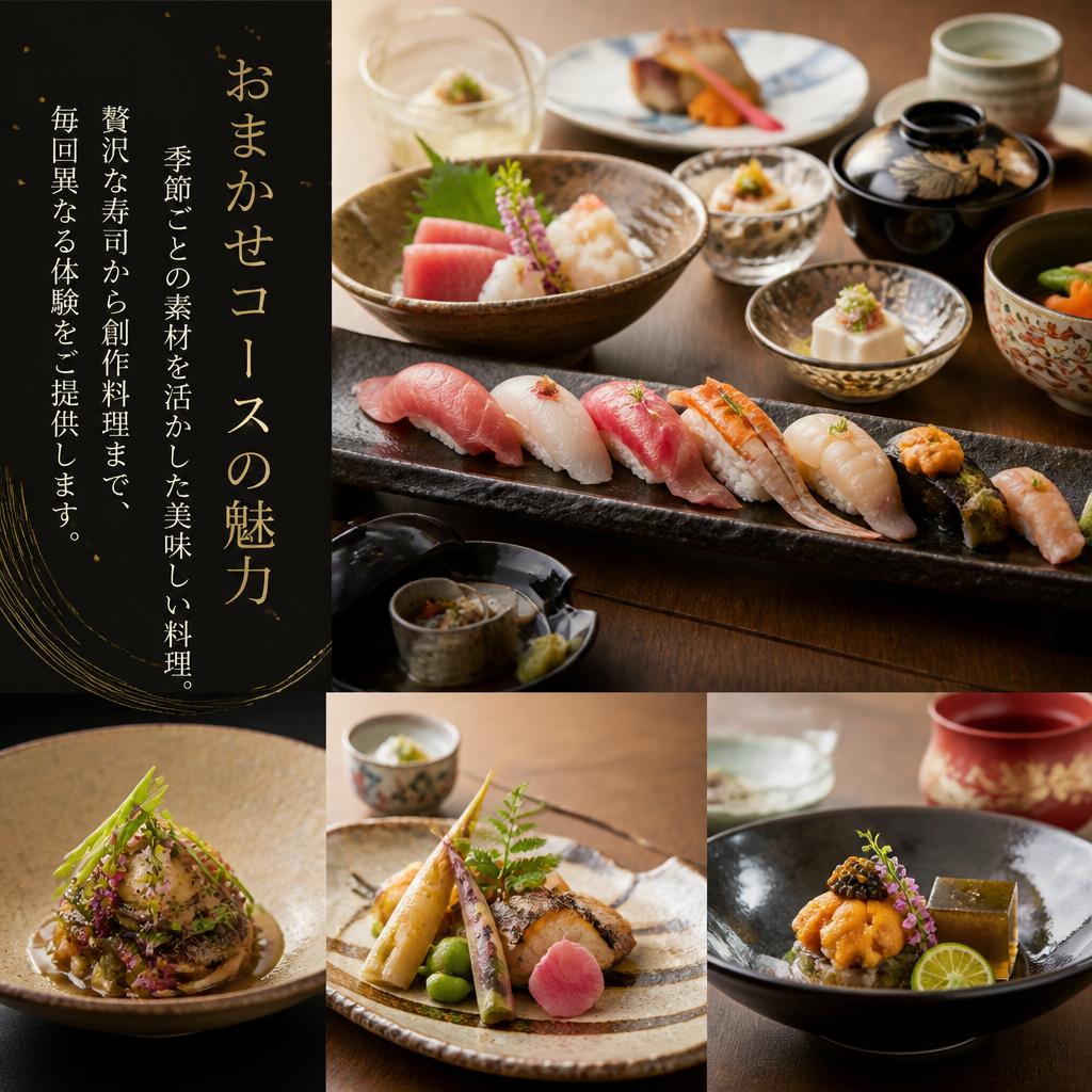 美味しさと趣向を凝らしたディナー