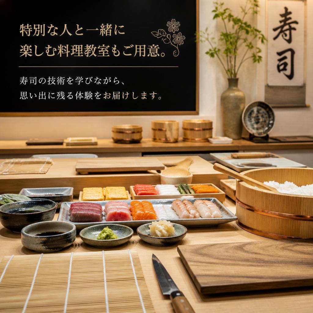 料理教室で特別なひとときを